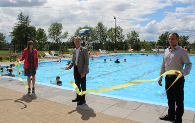 La Ville inaugure sa toute nouvelle piscine extérieure Pointe-aux-Oies