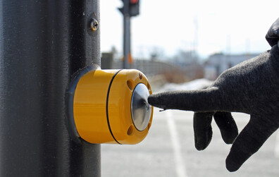 Information concernant les boutons d'appel des feux pour piétons