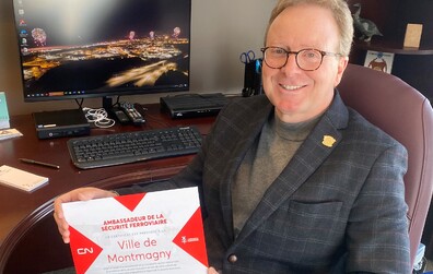 Montmagny : fière ambassadrice de la sécurité ferroviaire