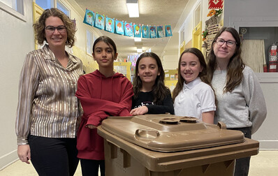 La Ville de Montmagny soutient l'implantation du bac brun dans deux écoles primaires