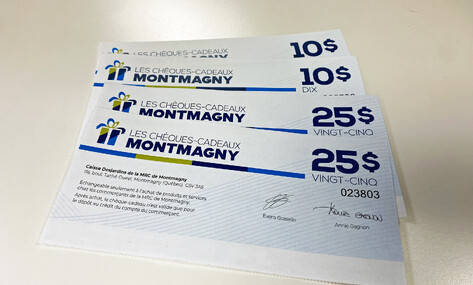 Les chèques-cadeaux Montmagny passent le cap de 80 000 $ vendus